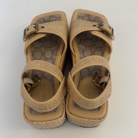 Coach Namoi Jacord Platform Sandals - Picture 4 of 5